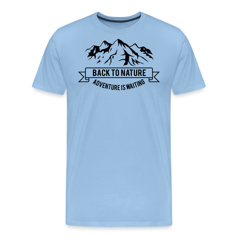 Jagdwelt T-Shirt (Premium) - Back to Nature - Sky