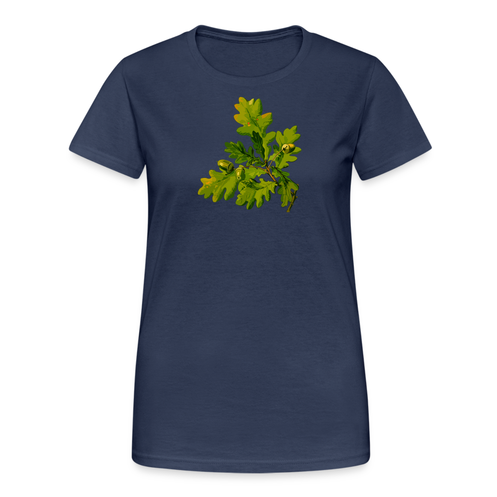 Jagdwelt T-Shirt für Sie (Gildan) - Eiche - Navy