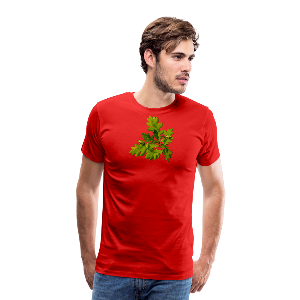 Jagdwelt T-Shirt (Premium) - Eiche - Rot