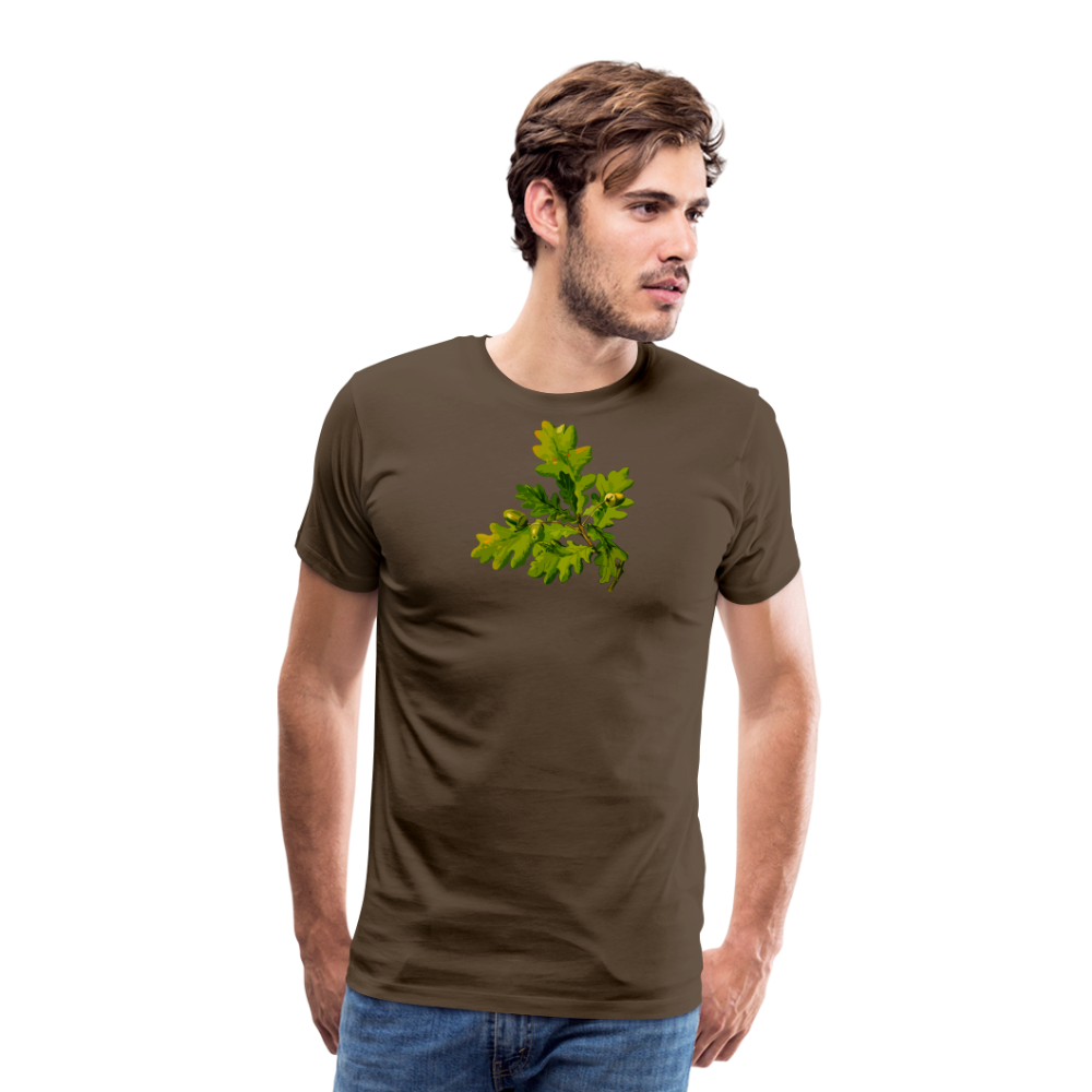 Jagdwelt T-Shirt (Premium) - Eiche - Edelbraun