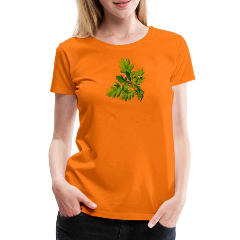 Jagdwelt T-Shirt (Premium) - Eiche - Orange