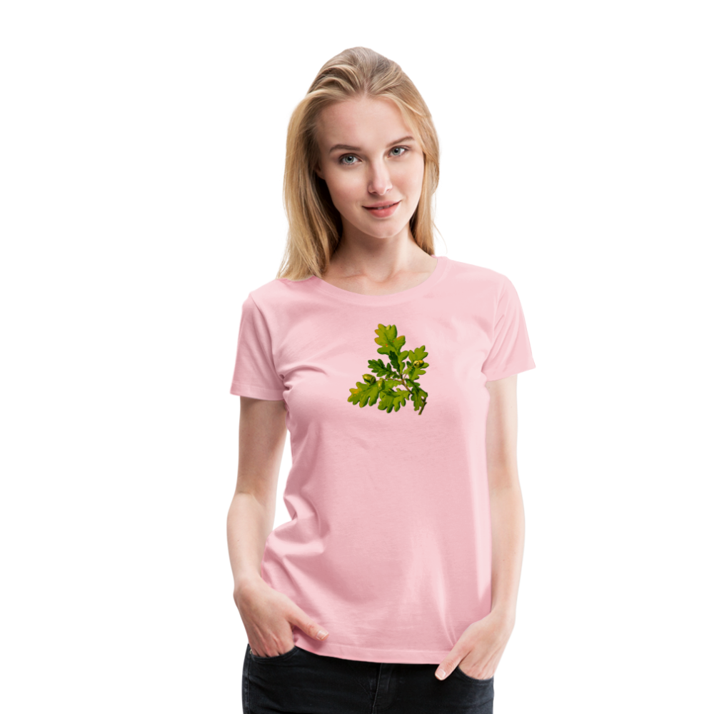 Jagdwelt T-Shirt (Premium) - Eiche - Hellrosa