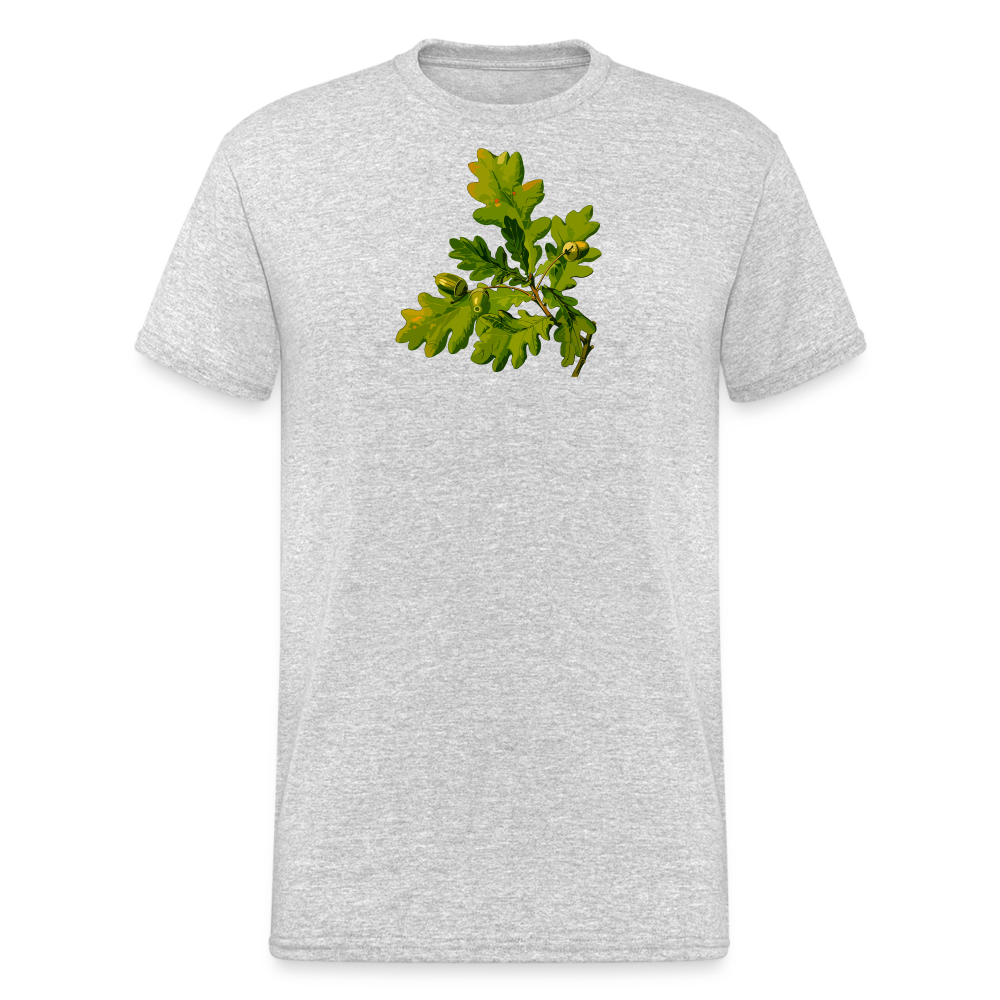 Jagdwelt T-Shirt (Gildan) - Eiche - Grau meliert