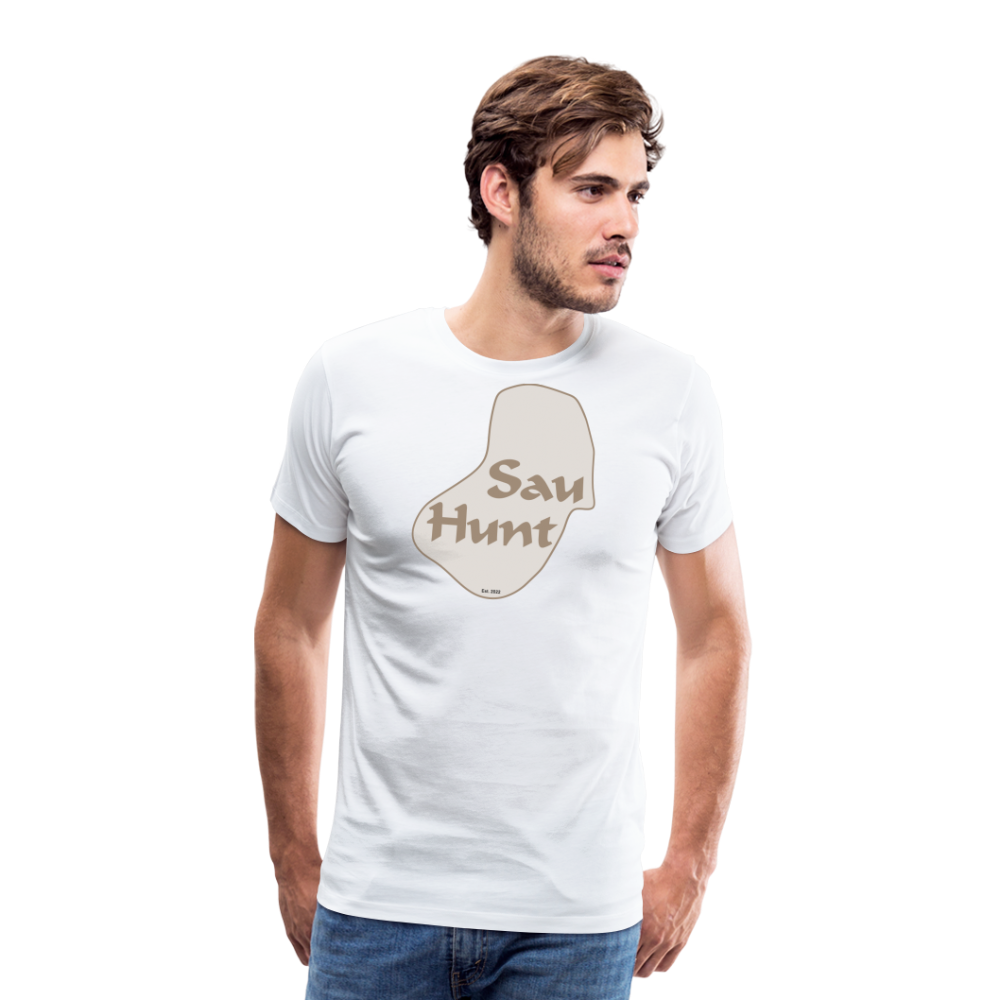 SauHunt Promo T-Shirt (Premium) - white