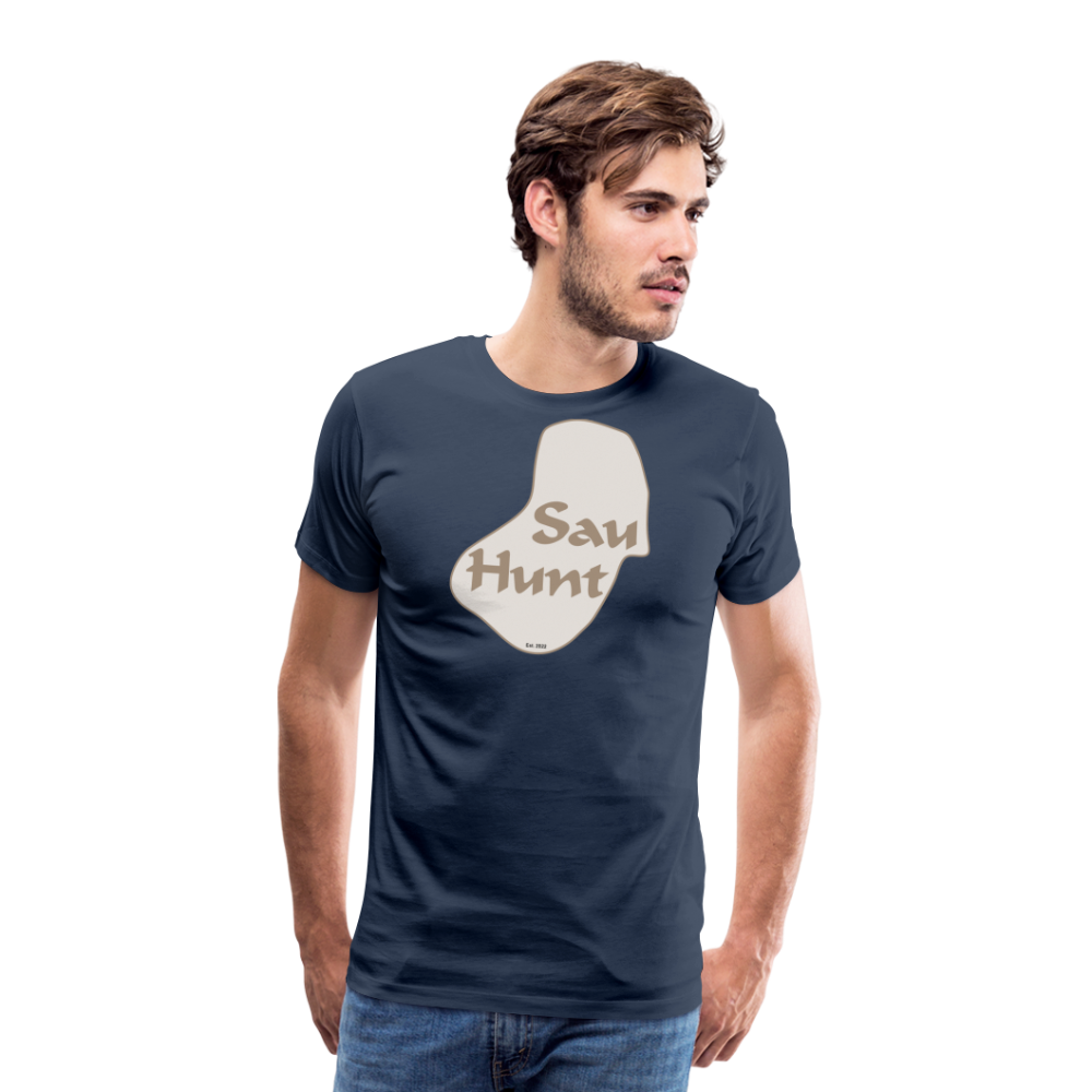 SauHunt Promo T-Shirt (Premium) - navy