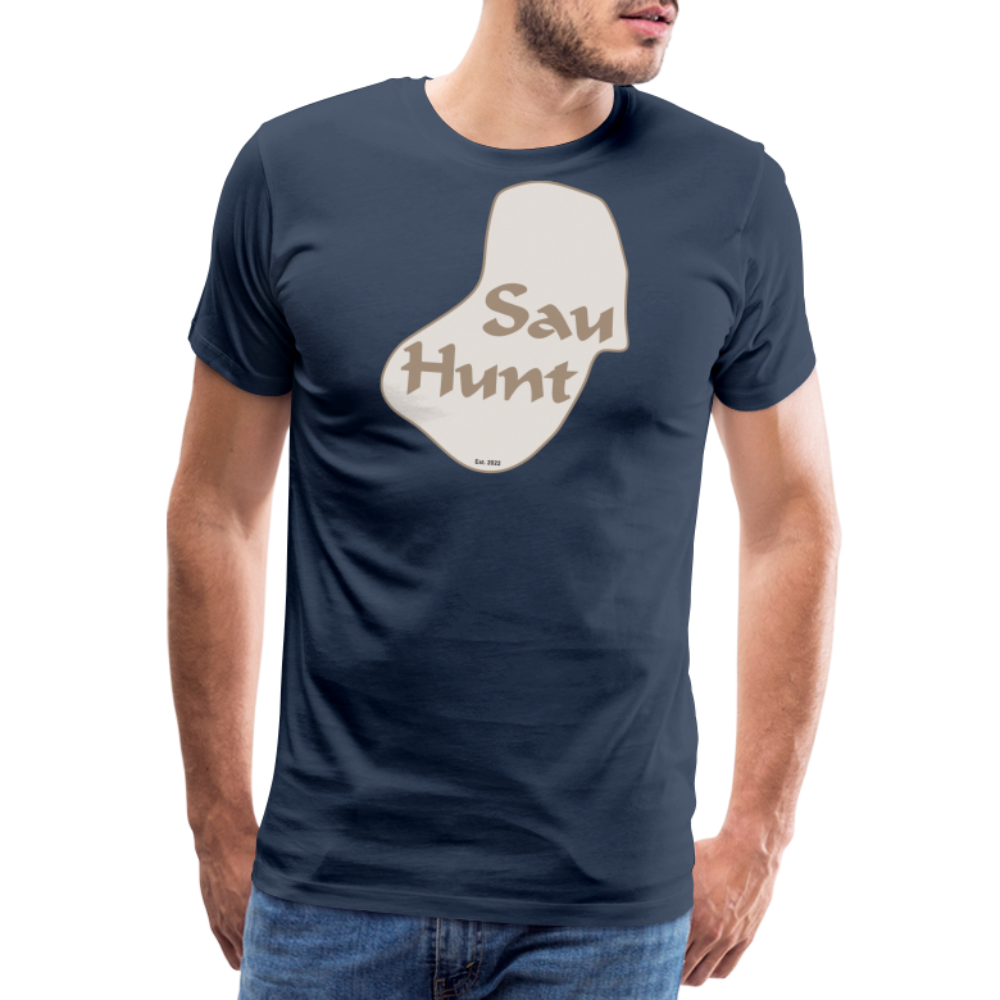 SauHunt Promo T-Shirt (Premium) - navy