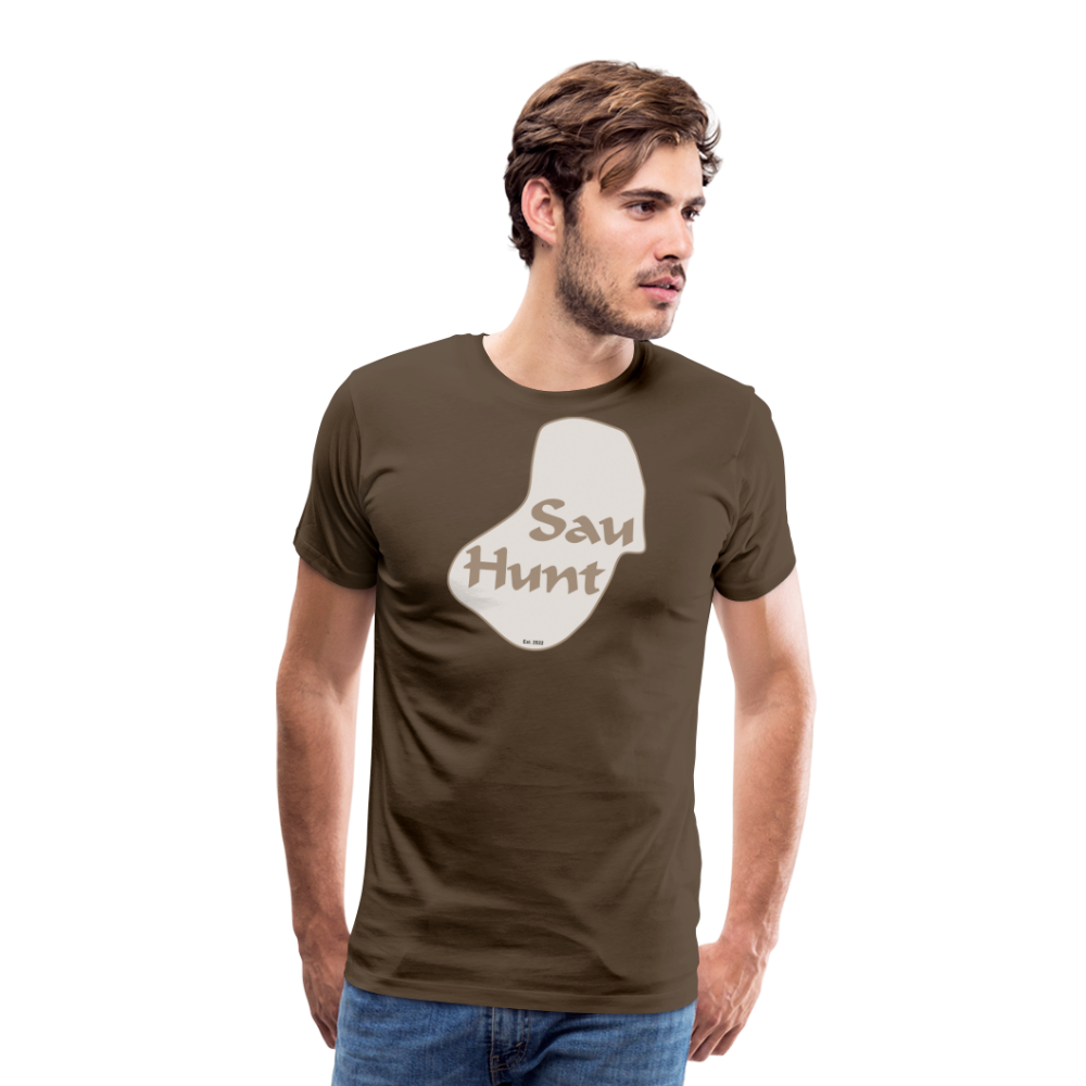 SauHunt Promo T-Shirt (Premium) - noble brown
