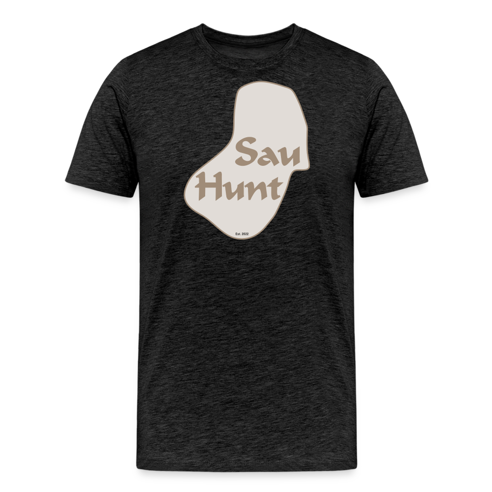 SauHunt Promo T-Shirt (Premium) - charcoal grey