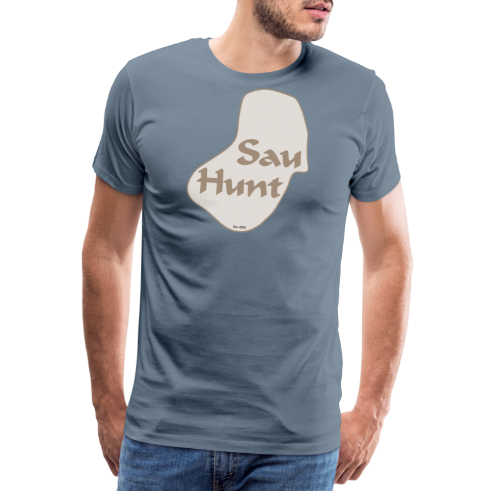 SauHunt T-Shirt (Premium) - SauHunt - steel blue