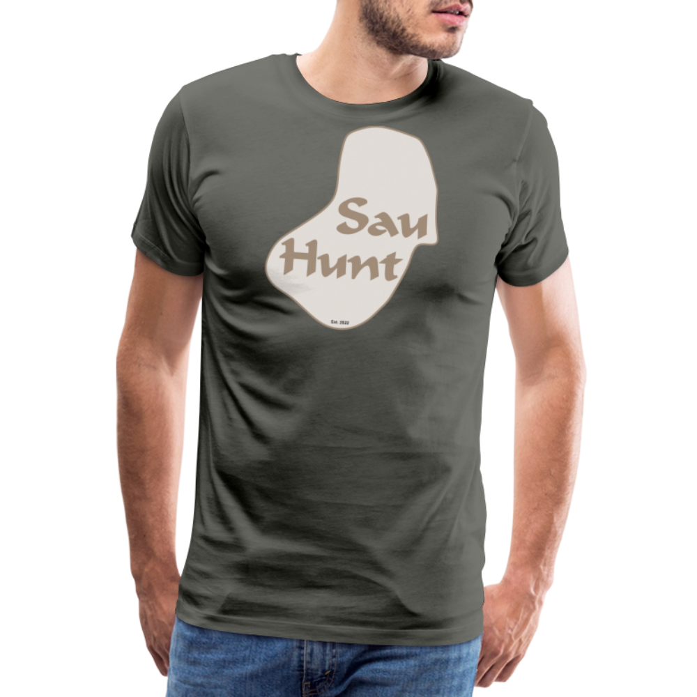 SauHunt T-Shirt (Premium) - SauHunt - asphalt