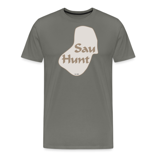 SauHunt T-Shirt (Premium) - SauHunt - asphalt