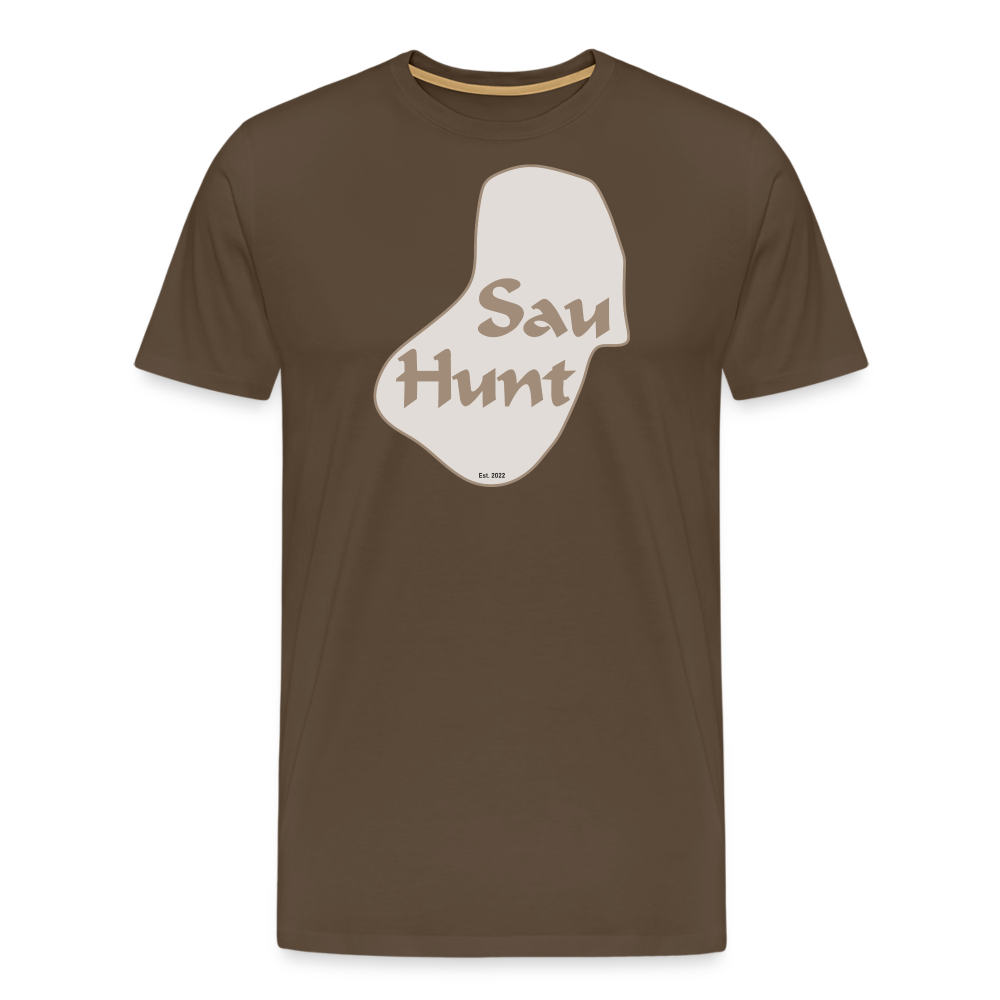 SauHunt T-Shirt (Premium) - SauHunt - noble brown