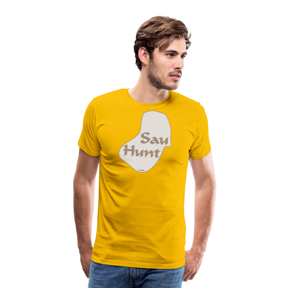 SauHunt T-Shirt (Premium) - SauHunt - sun yellow