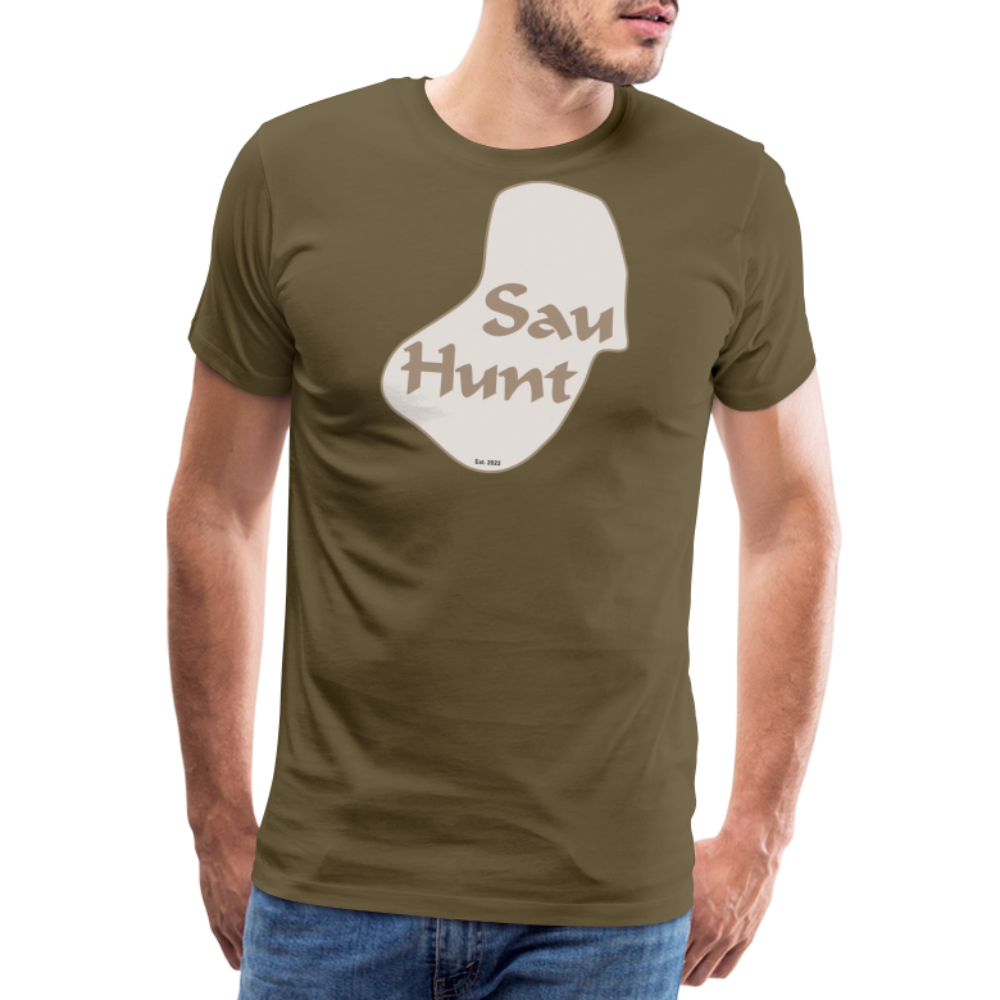 SauHunt T-Shirt (Premium) - SauHunt - khaki