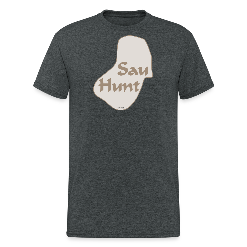 SauHunt T-Shirt (Gildan) - SauHunt - dark heather grey