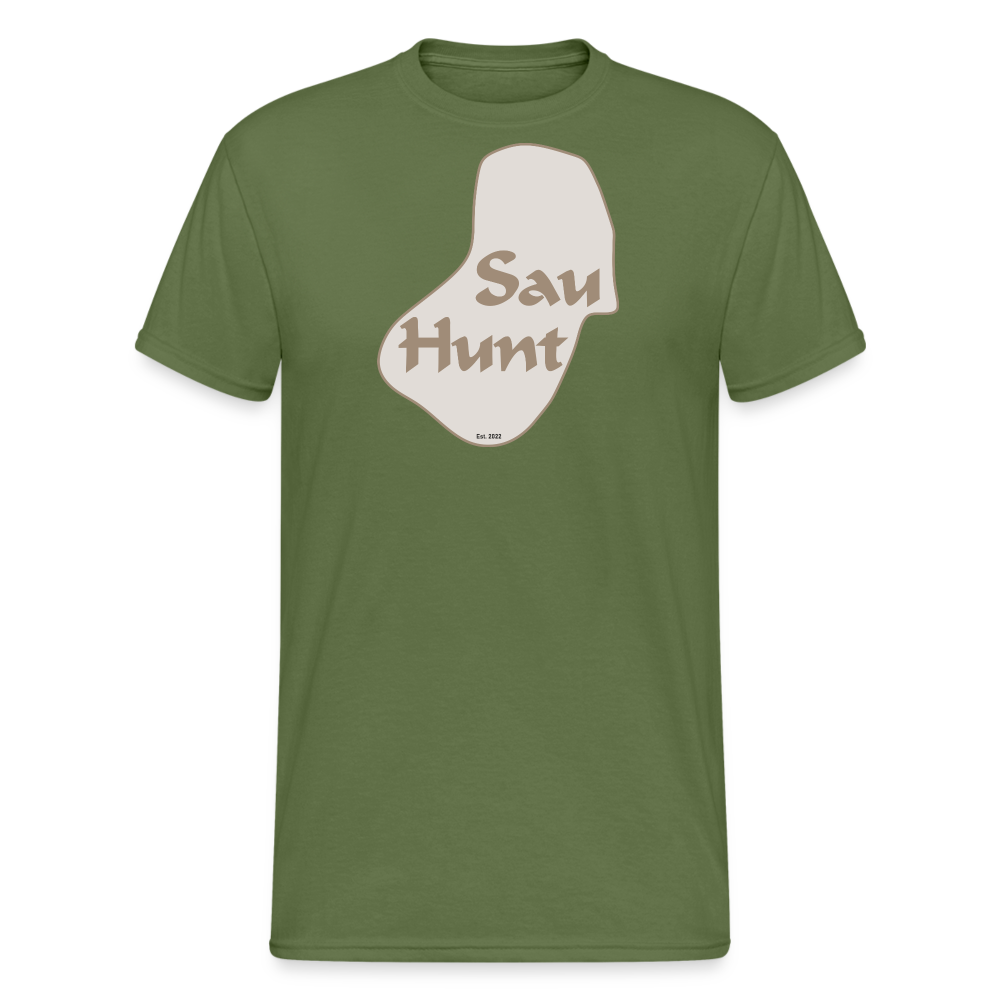 SauHunt T-Shirt (Gildan) - SauHunt - military green