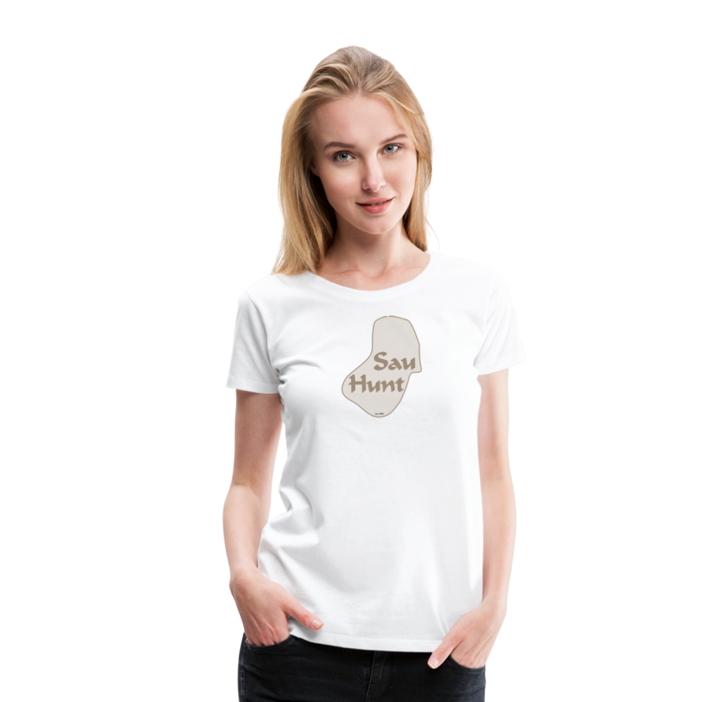 SauHunt T-Shirt für Sie (Premium) - SauHunt - white