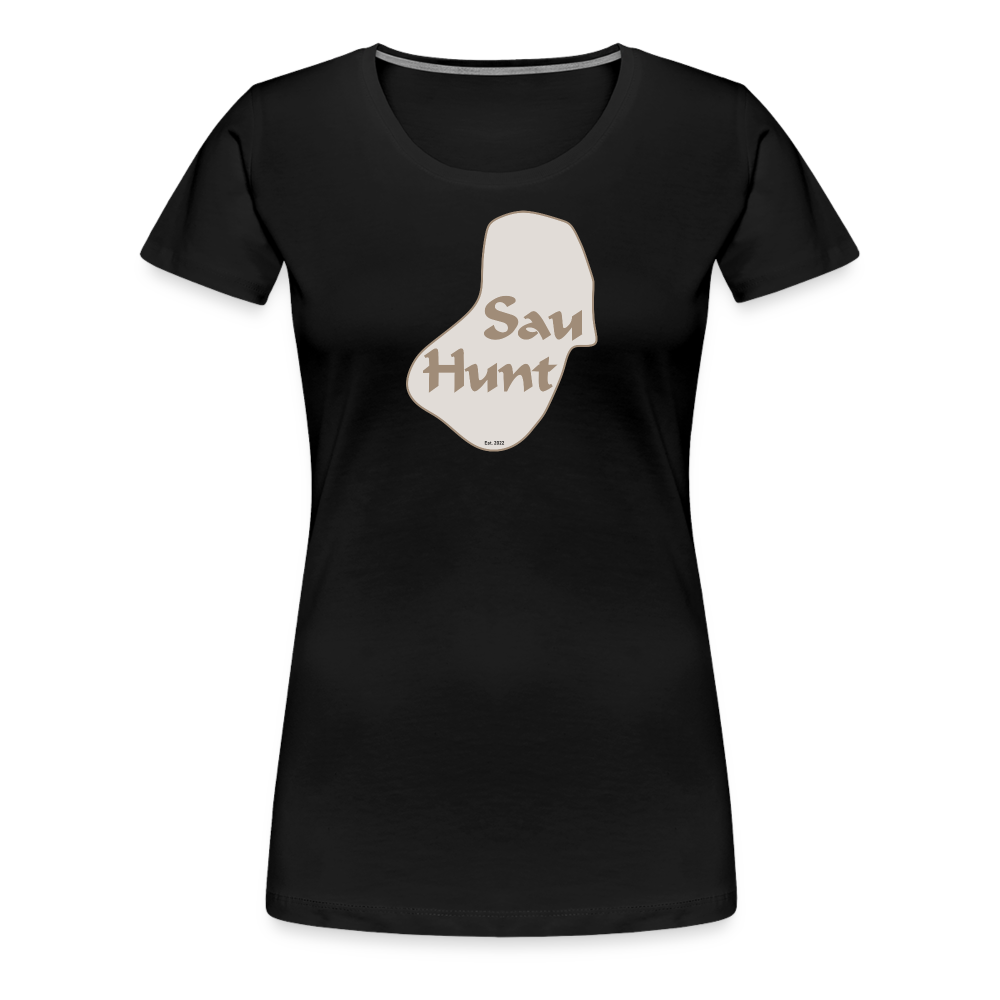 SauHunt T-Shirt für Sie (Premium) - SauHunt - black
