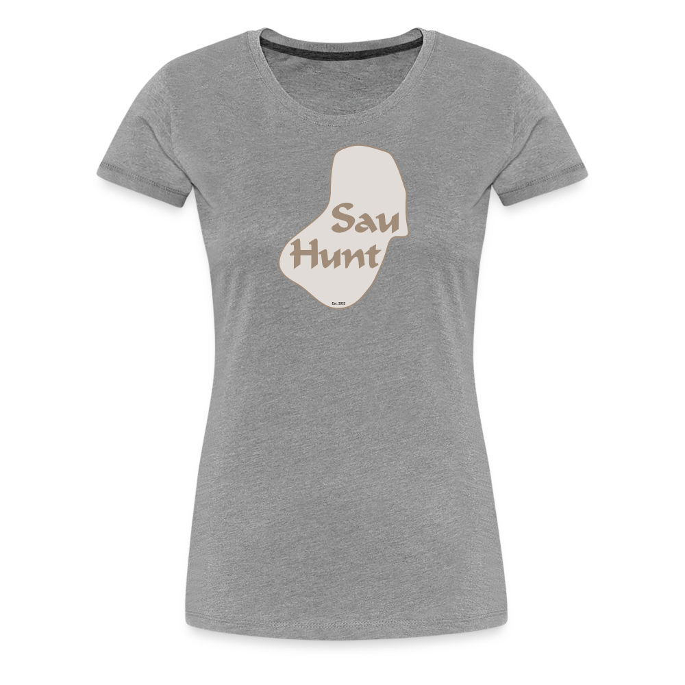 SauHunt T-Shirt für Sie (Premium) - SauHunt - heather grey