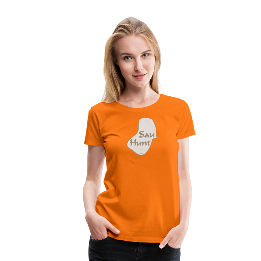 SauHunt T-Shirt für Sie (Premium) - SauHunt - orange