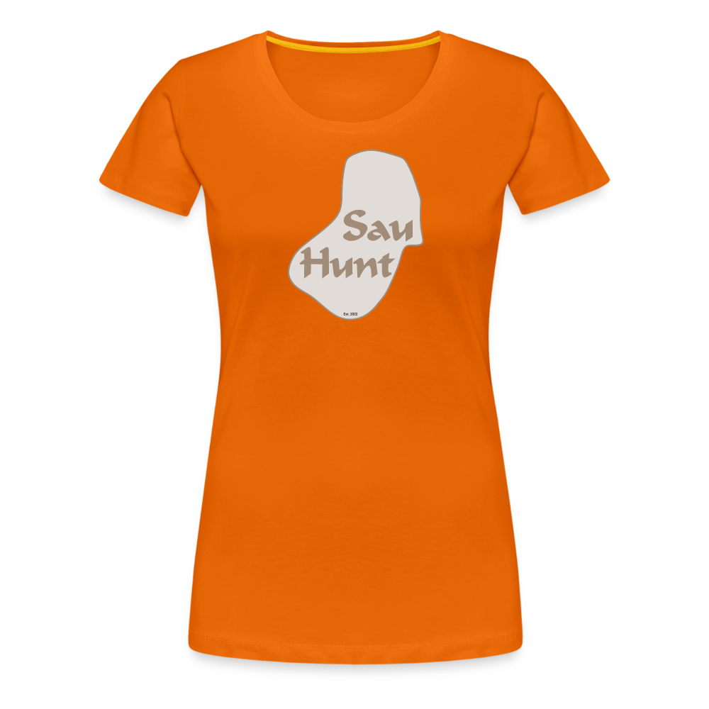 SauHunt T-Shirt für Sie (Premium) - SauHunt - orange