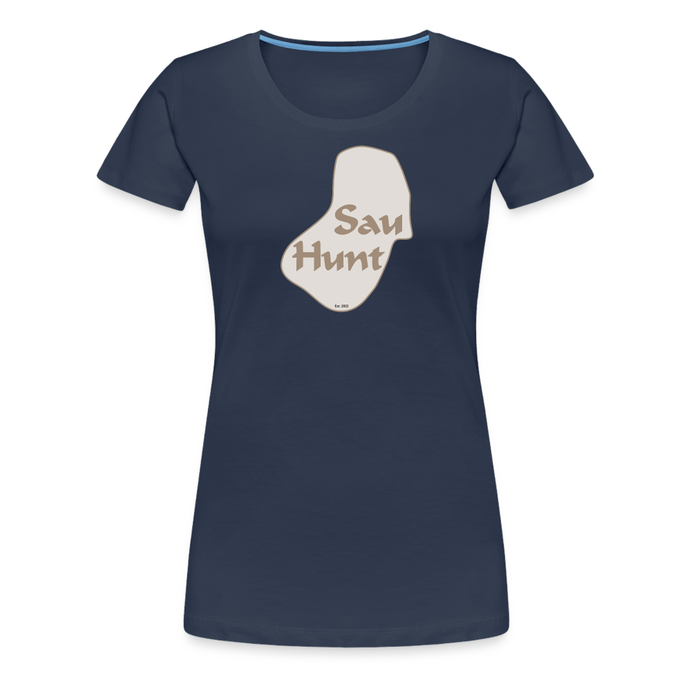 SauHunt T-Shirt für Sie (Premium) - SauHunt - navy
