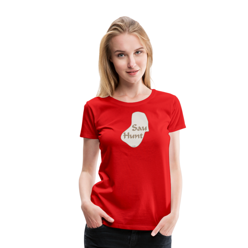 SauHunt T-Shirt für Sie (Premium) - SauHunt - red