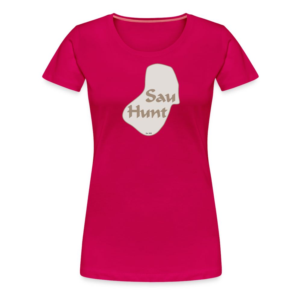 SauHunt T-Shirt für Sie (Premium) - SauHunt - dark pink