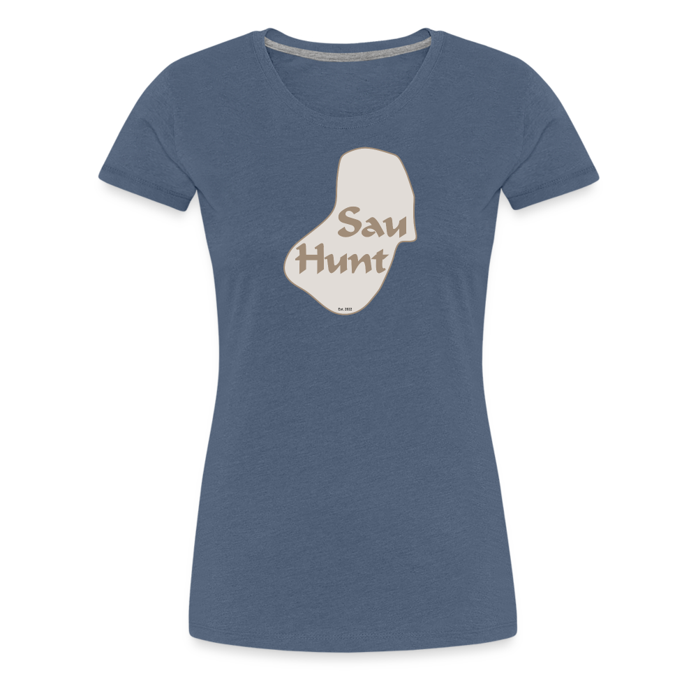 SauHunt T-Shirt für Sie (Premium) - SauHunt - heather blue