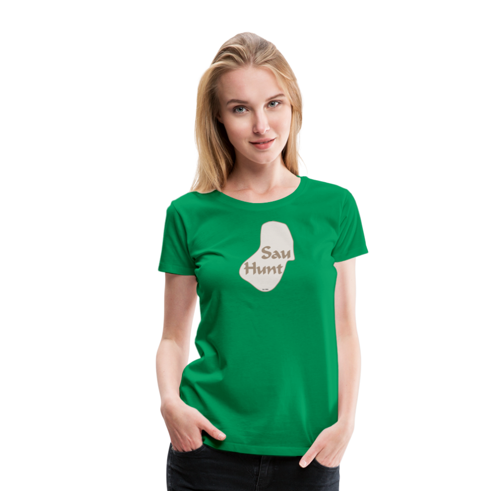 SauHunt T-Shirt für Sie (Premium) - SauHunt - kelly green