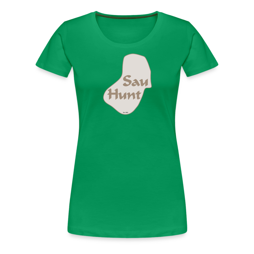 SauHunt T-Shirt für Sie (Premium) - SauHunt - kelly green