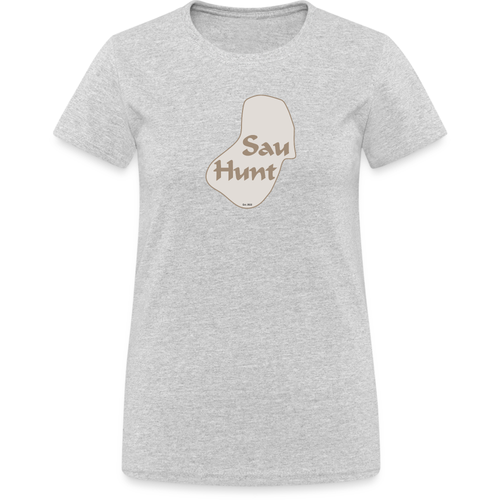 SauHunt T-Shirt für Sie (Gildan) - SauHunt - heather grey