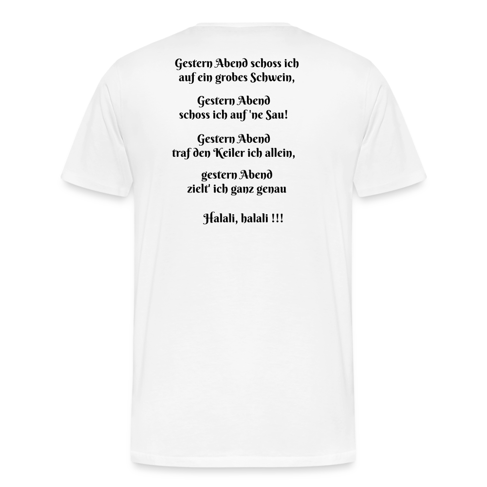 SauHunt T-Shirt (Premium) - Sau tot - white
