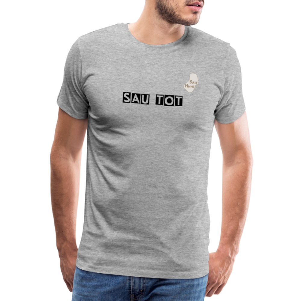 SauHunt T-Shirt (Premium) - Sau tot - heather grey