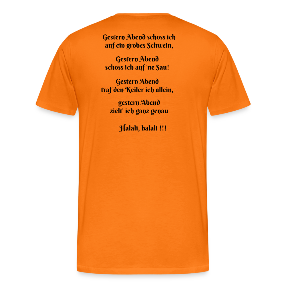SauHunt T-Shirt (Premium) - Sau tot - orange