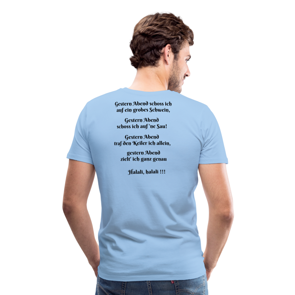SauHunt T-Shirt (Premium) - Sau tot - sky