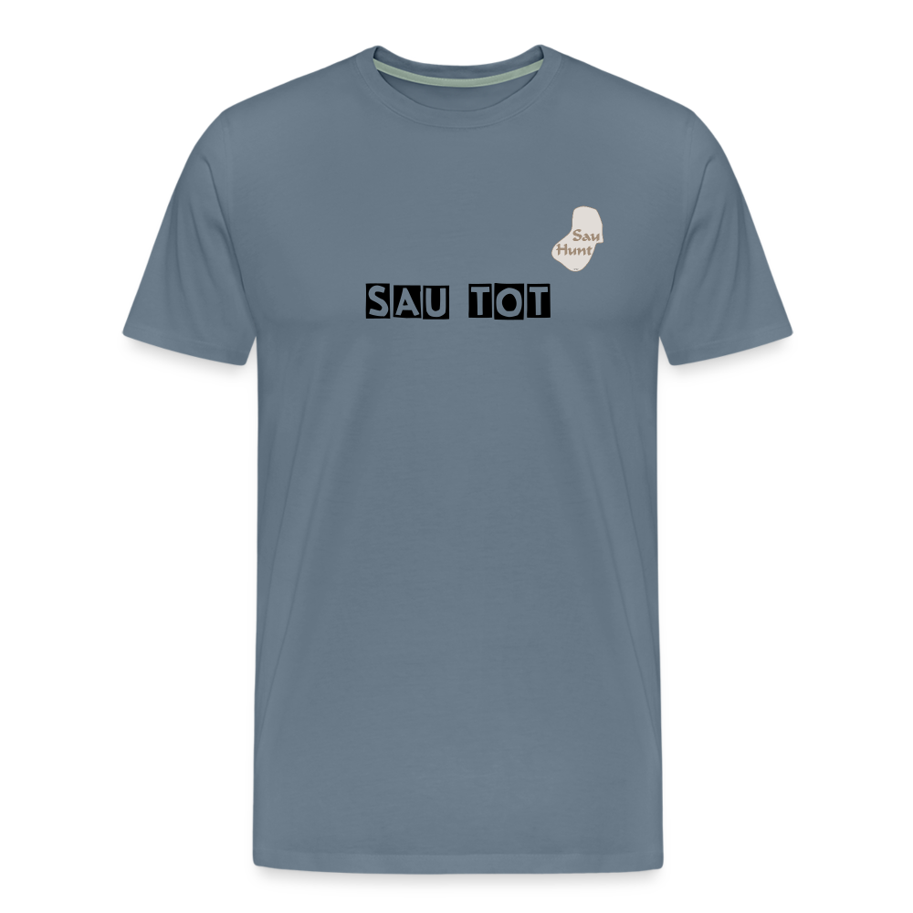 SauHunt T-Shirt (Premium) - Sau tot - steel blue