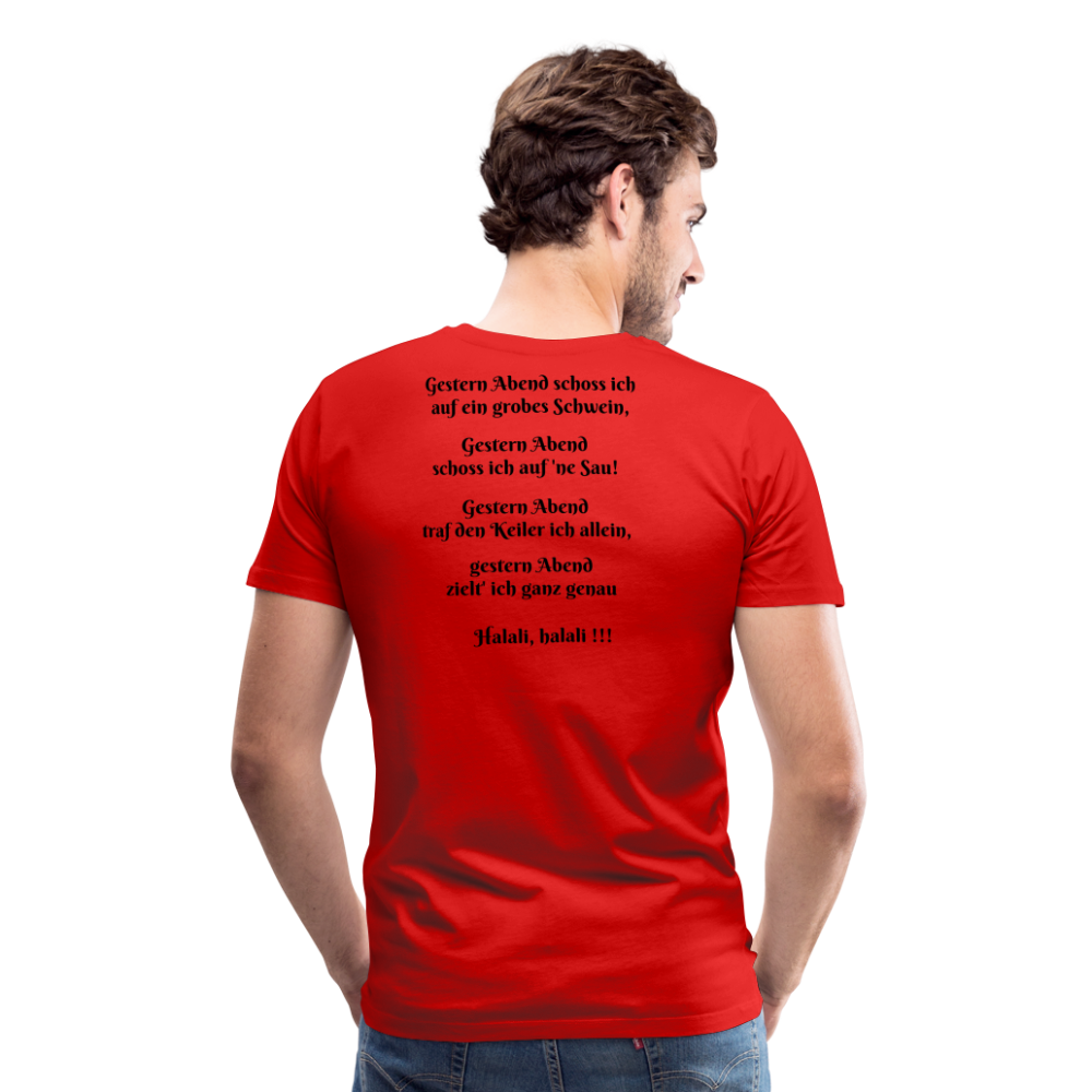 SauHunt T-Shirt (Premium) - Sau tot - red