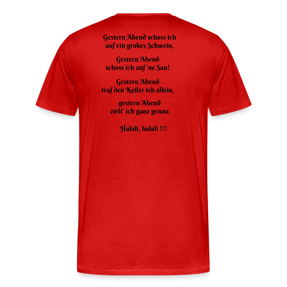 SauHunt T-Shirt (Premium) - Sau tot - red
