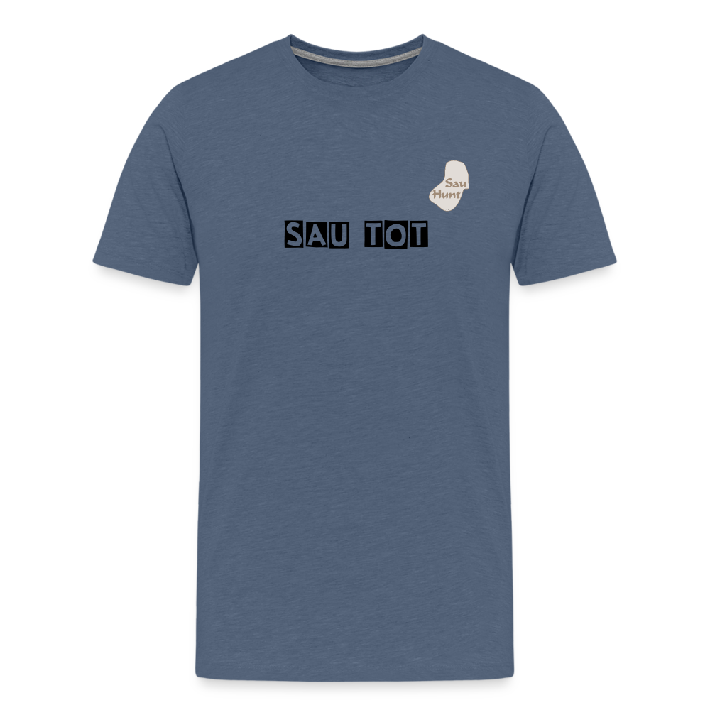 SauHunt T-Shirt (Premium) - Sau tot - heather blue