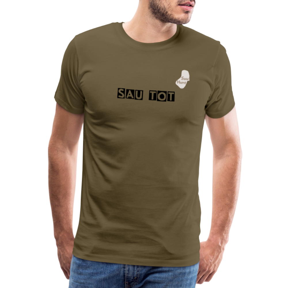 SauHunt T-Shirt (Premium) - Sau tot - khaki