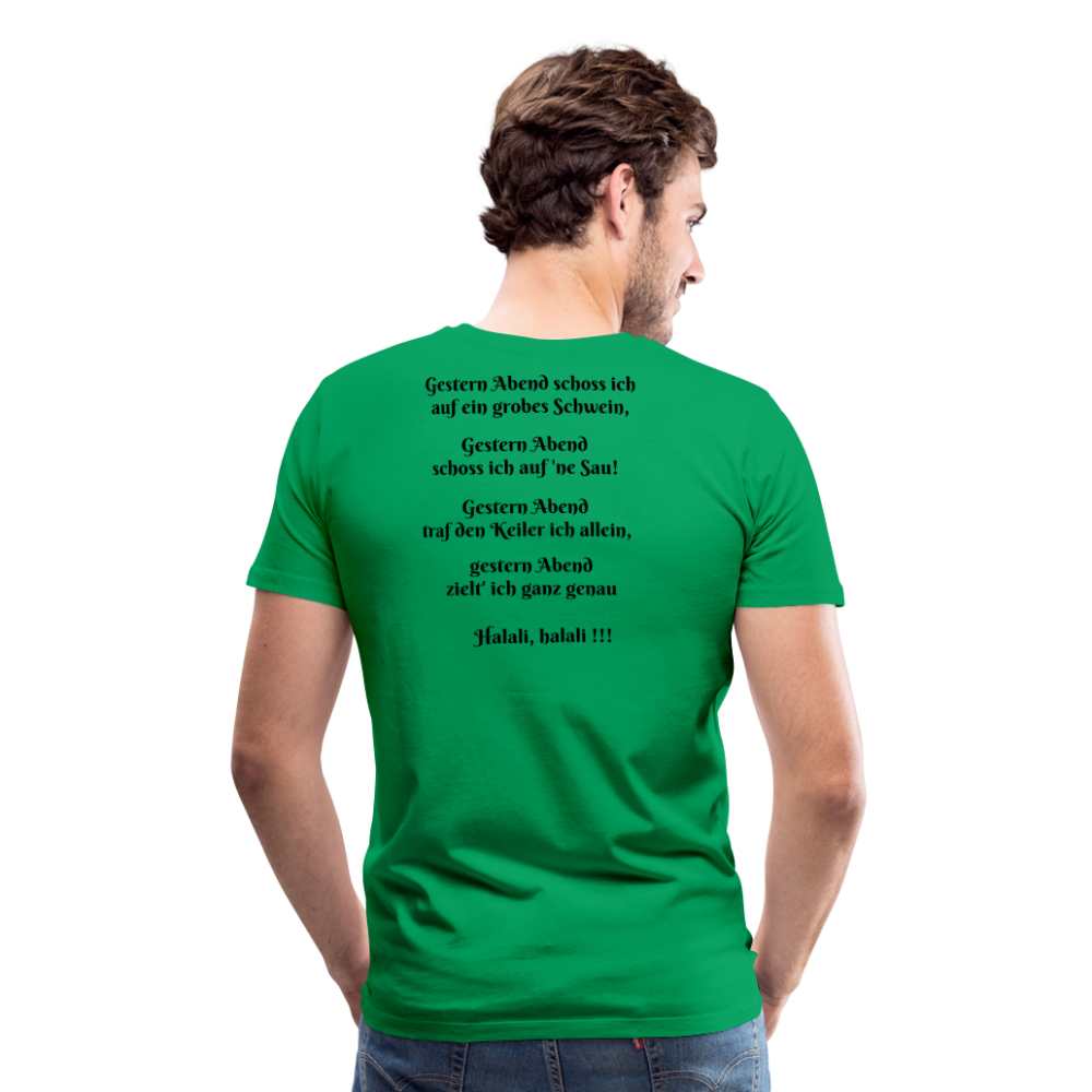 SauHunt T-Shirt (Premium) - Sau tot - kelly green