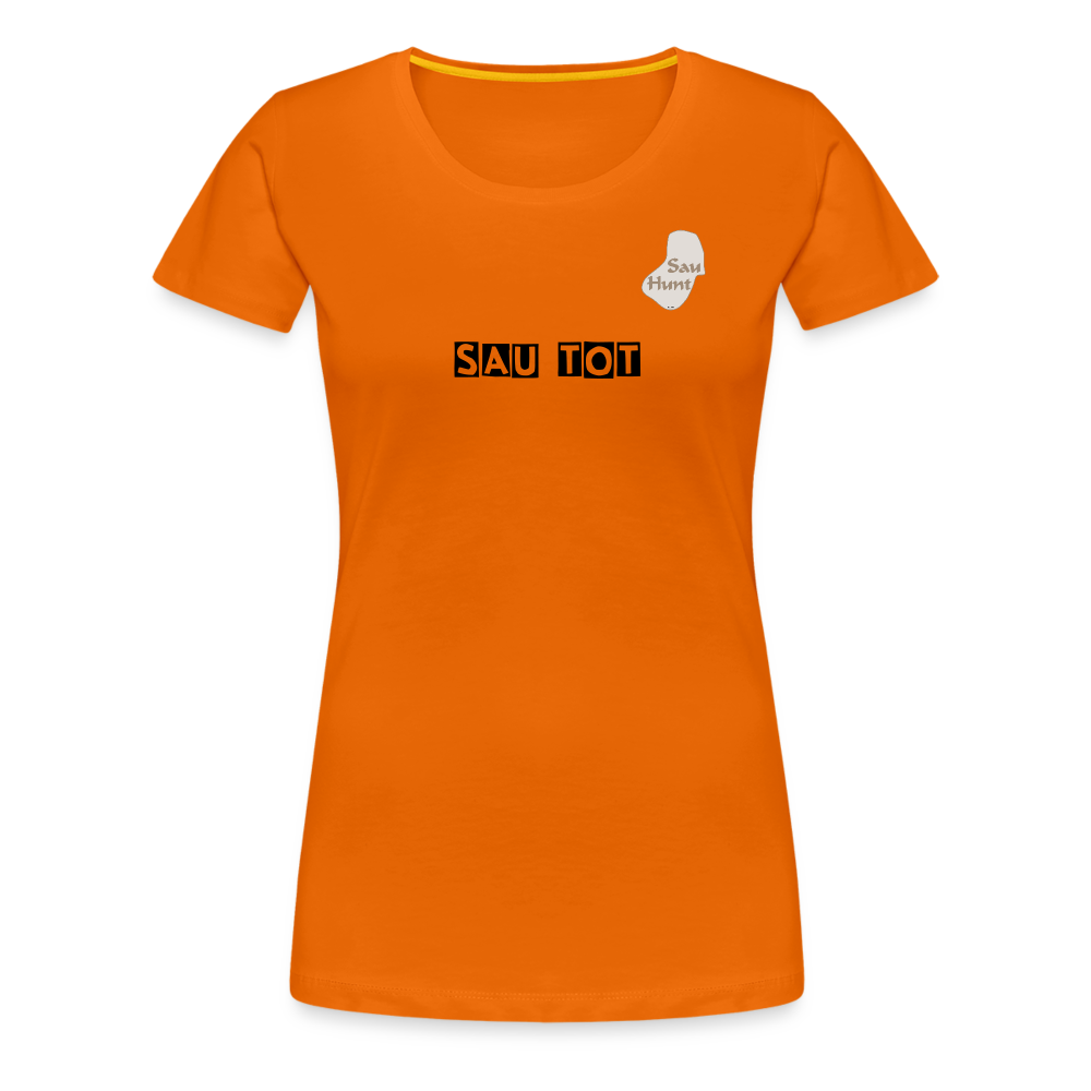 SauHunt T-Shirt für Sie (Premium) - Sau tot - orange