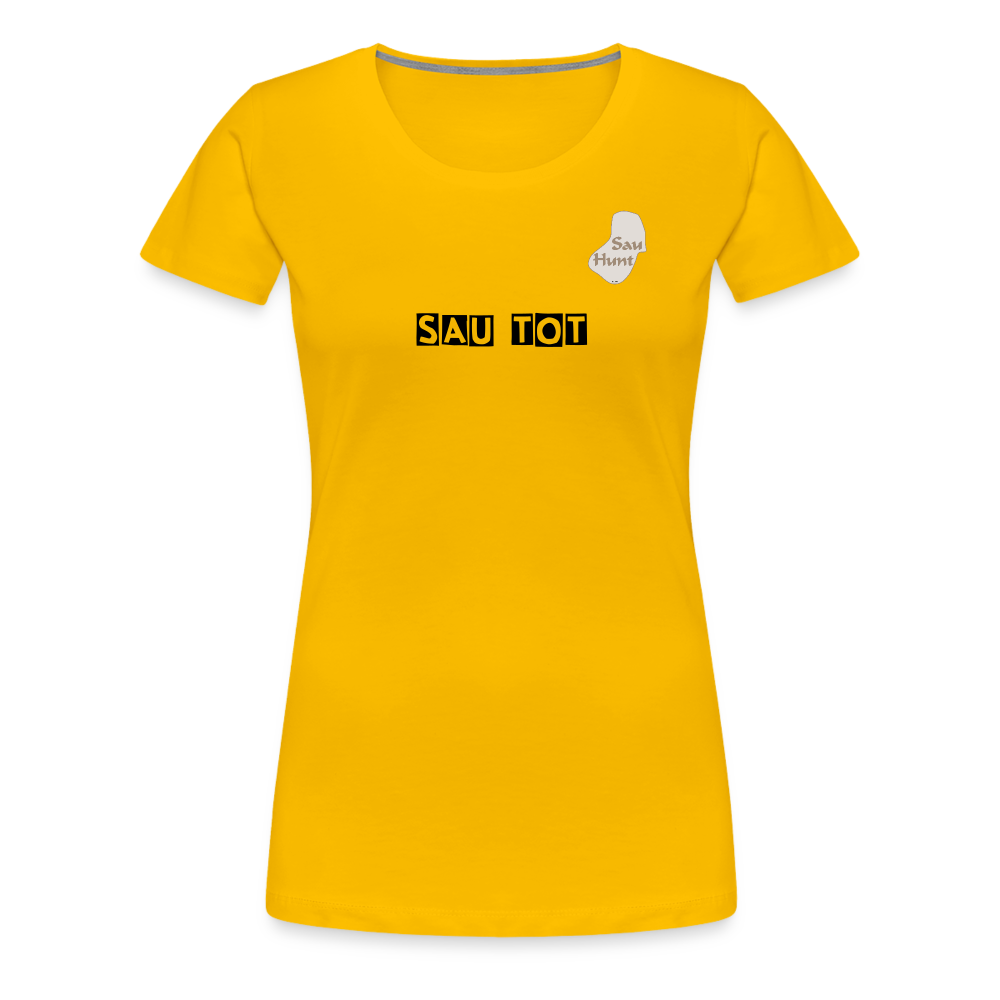SauHunt T-Shirt für Sie (Gildan) - Sau tot - sun yellow