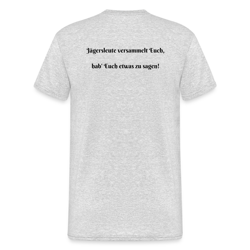 SauHunt T-Shirt (Gildan) - Sammeln - Grau meliert