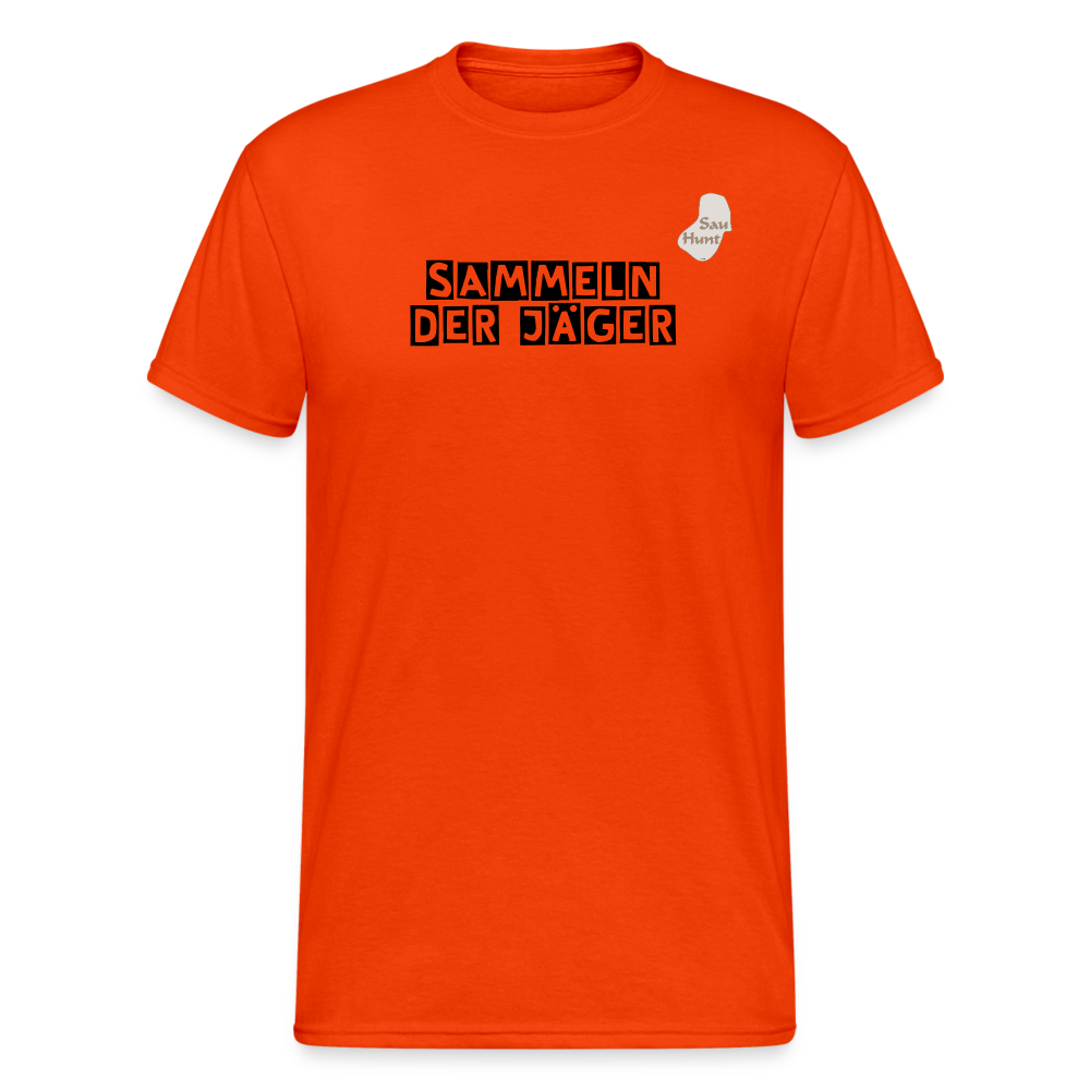 SauHunt T-Shirt (Gildan) - Sammeln - kräftig Orange