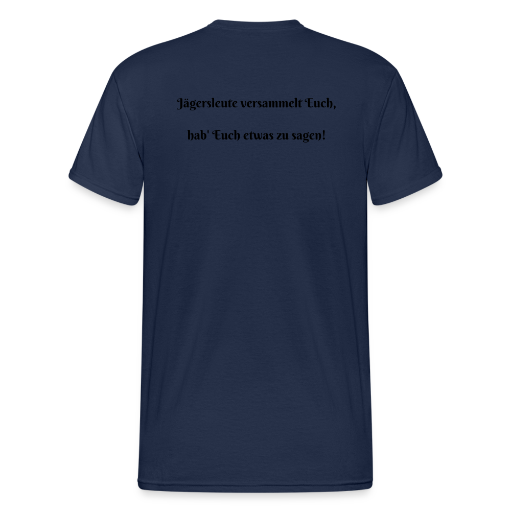 SauHunt T-Shirt (Gildan) - Sammeln - Navy