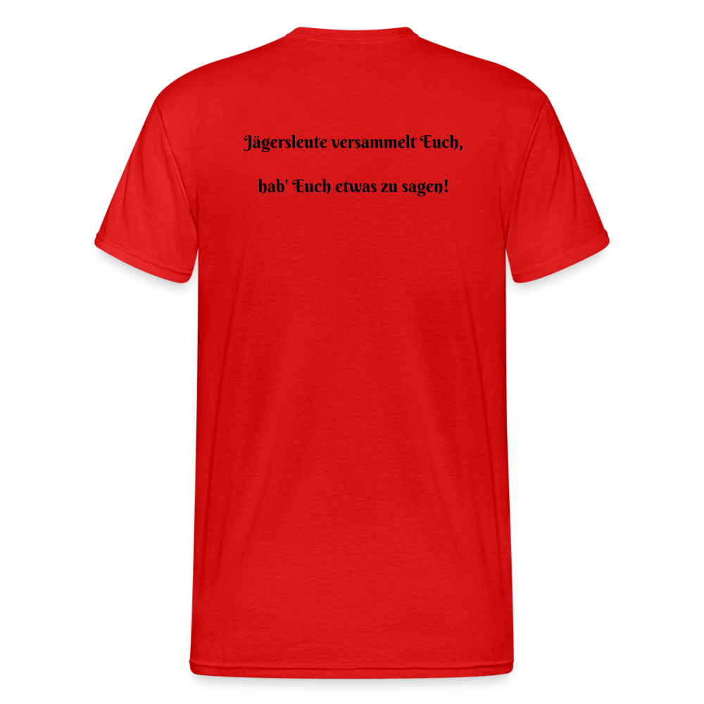 SauHunt T-Shirt (Gildan) - Sammeln - Rot