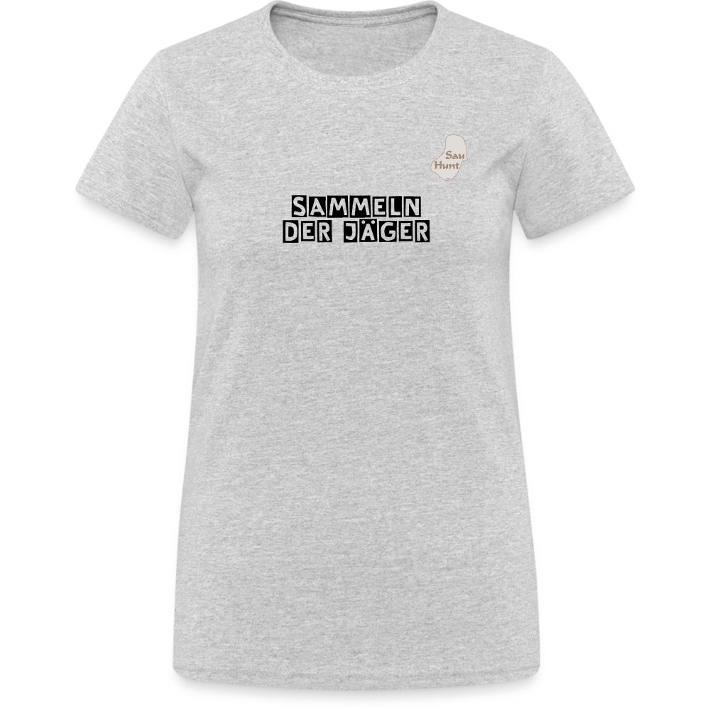SauHunt T-Shirt für Sie (Gildan) - Sammeln - Grau meliert