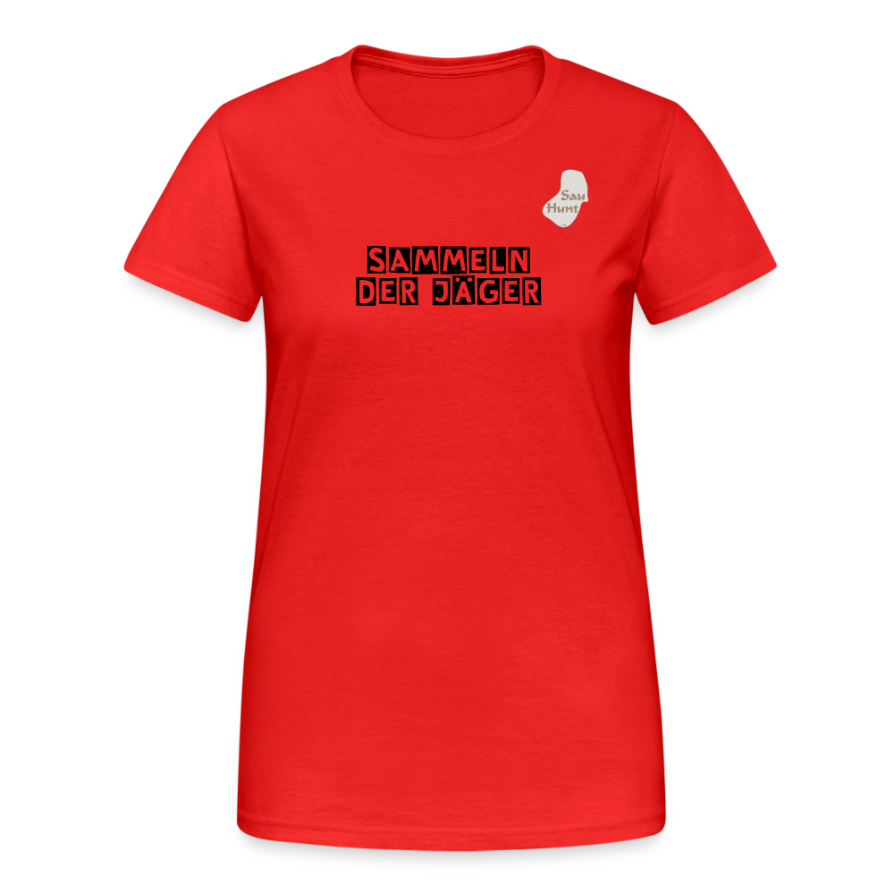 SauHunt T-Shirt für Sie (Gildan) - Sammeln - Rot